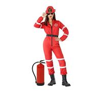 ATOSA Women's 66217 66217 M-L Women's Red Firefighter Costume, Rojo, M-L