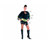 ATOSA Women's Costume, Comic Book Super Hero, Black, Size M-L (73911)