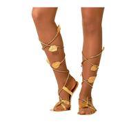 Atosa Women's Roman Gold Sandals One Size Gold