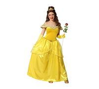 Atosa yellow princess costume women adult dress XL