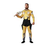 Atosa Yellow Robot Costume Eye-catching Technological And Futuristic Attire Mech