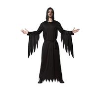 Atosa zombie costume hooded men black adult medium