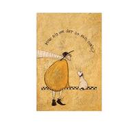 ATOT Sam Toft How Did We Get So Old Doris Pop Art Canvas Poster Bedroom Decor Sports Landscape Office Room Decor Gift Unframe:20×30inch(50×75cm)