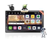 ATOTOEXCEL S8MS 8-Core Android Double DIN Car Stereo, Built-in 4G LTE, 7 inch Wireless CarPlay& Android Auto, QLED Fully Laminated Touchscreen, WiFi/BT/USB Tethering, 4G+32G