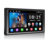 ATOTOZONE A5L Android Double Din Car Stereo, Wireless CarPlay&Android Auto, 7 Inch AI-powered Head Unit with GPS Navi, Wi-Fi/BT/USB, 24B EQ&DSP, FM/AM, 2G+32G, A5LG2B7T