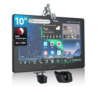 ATOTOZONE X10 Android Dashboard Navigation, Double DIN Car Radio, ChatGPT AI Assistant, 4G LTE, Wireless Carplay and Android Car, Dual Phone Connection and Bluetooth