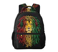 ATOurDealss Colorful Reggae Rasta Rastafarian Lion Backpack Casual Laptop Daypack Computer Bag for Men Women Travel