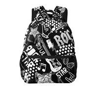 ATOurDealss Cool Rock Star Grunge Guitar Music Backpack Casual Laptop Daypack Computer Bag for Men Women Travel