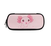 ATOurDealss Cute Axolotl Pencil Case for Girls Large Pen Case Pouch School Stationery Durable Zipper Organizer