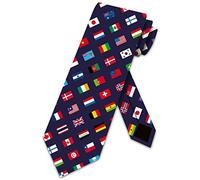 ATOurDealss Flag Ties Mens World Flag Necktie