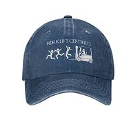 ATOurDealss Funny Cap Forklift Certified Cap for Men Baseball Caps Vintage Hat Navy Blue