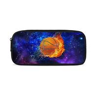 ATOurDealss Galaxy Basketball Pencil Case for Boy Zipper Smooth Pencil Bag for Women Pen Case Stationary Organizer for Students Teens