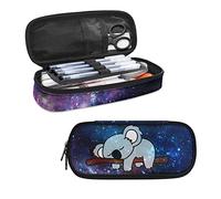 ATOurDealss Galaxy Koala Pencil Case Big Capacity Pen Bag Sturdy Pencil Pouch Holder Stationery Organizer for Women Men Girls Boys Office College School Travel