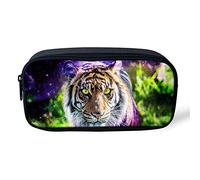 ATOurDealss Galaxy Ti-ger Pencil Case Pen Pouch Kids Girls Boys Stationery School Supplies
