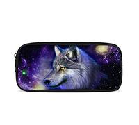 ATOurDealss Galaxy Wolf Pencil Bag Pouch School Supplies Pen Case Stationery for Kids Boys Girls Gifts