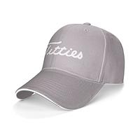 ATOurDealss Hilinfan Titties Golf Baseball Cap Unisex Cowboy Hat Mens Womens Adjustable Dad Hat Multi
