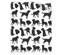ATOurDealss Labrador Blanket Gifts for Dog Lover 40 x 50 Inch for Kid, Fannel Fleece Throw Blanket Super Soft Throws Blanket for Bed Couch Sofa