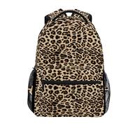 ATOurDealss Leopard Print Backpacks for Women Men, Computer Laptop Backpack, Casual Book Bag Travel Camping Daypack