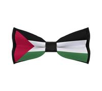 ATOurDealss Palestine Flag Bowtie Casual Men's Bow Ties Cravat Neckwear For Wedding Party Suits Tie