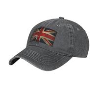 ATOurDealss The Union Jack British Flag Baseball Cap Men Women Baseball Hat Vintage Adjustable Cowboy Dad Cap Deep Heather