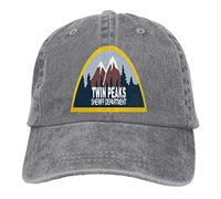 ATOurDealss Trucker Cap Twin Peaks Sheriff Department Durable Baseball Cap,Adjustable Dad Hat Black