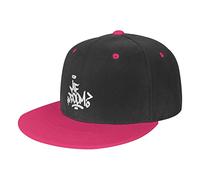 ATOurDealss Unisex MF-Doom Men Women Hip-hop Baseball Cap Adjustable Size Dad Cap Pink