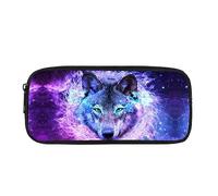 ATOurDealss Wolf galactPen Pouches Big Capacity Aesthetic Pencil Bag