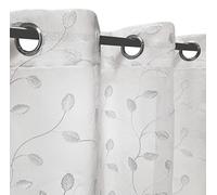 Atout Ciel Ready-to-Hang Net Curtain with Eyelets 140 x 240 cm White