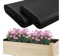 ATOWORLD 2 Pack Fabric Liner for Large Veg Trough Outdoor Raised Bed Planter Liner Non Woven Vegetable Trugs Herb Planter Liners, Heavy Duty Plant Grow Bags (160cm x 210cm)