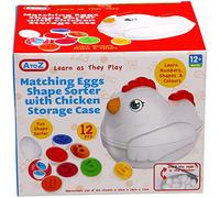 Atoz 63323 Matching Eggs & Chicken, Yellow, Lifelike