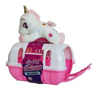 A to Z 32293 Plush Unicorn in Large Carrier Pet, multicolor
