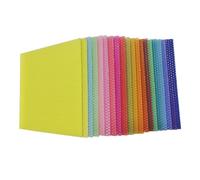 Atozbit DIY Beeswax Candle Making Kit - 20 Colorful Sheets (8x8 inches) with 20 Cotton Wicks, Non-Toxic, Foldable, Suitable for Kids & Adults
