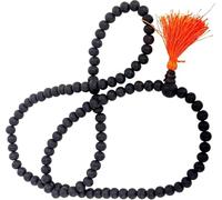 ATOZEE STORE Karungali Mala | 108 Beads | Spiritual Rudraksha-Like Necklace for Meditation & Healing | Authentic Black Ebony Wood Rosary, Standard, Karungali Wood, No Gemstone