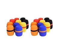 ATOZS 20Pcs Headset Windscreen Thickened KTV Handheld Dust Proof Soft Sponge Microphone Cover Replacement Accessories