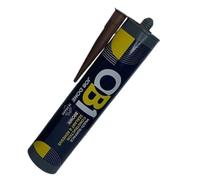 ATP Consumables OB1 Multi-Surface Construction Sealant & Adhesive - Flexible, Paintable, Bonds all surfaces. Works in water. Brown Silicone 290ml - 1 Tube