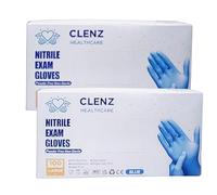 ATP Consumables Orange Diamond Grip Nitrile Gloves Large - Industrial Strength, Textured for Enhanced Grip - Heavy Duty Waterproof Latex Free Disposable Rubber Gloves -1 Box