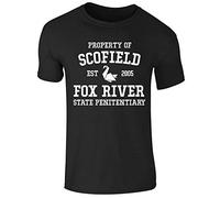 Atp New Michael Scofield Fox River Penitentiary Prison Break Tshirt Top SmallXxl Black
