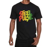 Atp Steel Pulse Shirt Roots Reggae Musical Band Black Steel Pulse T-Shirt S-2Xl