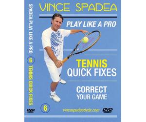 ATP Tennis Tour Pro Vince Spadea's, Play Tennis Like A Pro, Vol 6. Tennis Quick Fixes, Instantly Learn How To Correct Your Tennis Errors and Improve Your Game With This Outstanding Lesson! For All Beginner, Intermediate and Advanced Tennis Players!
