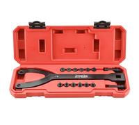 ATPEAM Variable Pin Spanner Wrench Kit 15Pc Adjustable Fan Clutch Pully Holder Wrench with Variable Spanner Wrench Pins