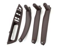 ATPONCX Car Interior Door Handle 4PCS Kit LHD RHD Inner Driver Door Window Switch Armrest Cover Pull Handle Replacement/Fit for BMW X5 X6 E70 E71 E72 2007-2013(Moka LHD 4PCS)
