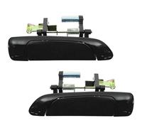 ATPONCX Exterior Door Handle Set 2Pcs/lot Rear Exterior Outside Door Handles Set Black LH RH/Fit for 2001 2002 2003 2004 2005 Honda Civic