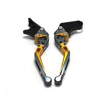 ATPONCX Motorcycle Brake Clutch Levers CNC Red+Titanium Adjustable Folding Motorcycle Brake Clutch Levers/Fit for Honda CB1000R 2008 2009 2010 2011 2012 2013 2014 2015 2016(F)