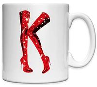 Atprints Kinky Red Boots Rough Painted Graphic Printed Ceramic Mug