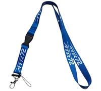 ATR 72 Turboprop Regional Airliner Aérospatiale Aeritalia Jet Passenger Model Aircraft Aerospace Aviation Design Manufacturer Air Airplane Airline Flight Detachable 20.2" Neck Lanyard, Mixed, 20.2