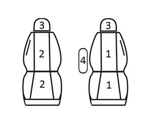 ATRA S-/40_T06 Seat cover