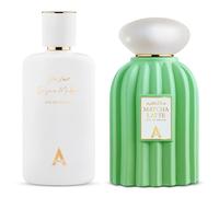 Atralia Sugar Mallow & Matcha Latte Gourmand Perfume Set - Sweet Marshmallow & Creamy Vanilla Duo, 2 × 100ml Eau de Parfum