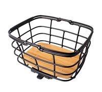 AtranVelo Unisex - Adult Duo L AVS Bicycle Basket, Black, 36 x 44 x 26 cm