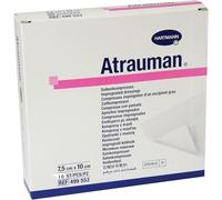 Atrauman Dressings 7.5cm x 10cm | Non-Adherent Sterile Ointment Dressings for Superficial Wounds, Sensitive Skin & Dermatology | Ideal for Acute & Chronic Wound Care | Pack of 10 | SterlingSquare