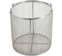 ATRBNCX Round Instrument Sterilization Baskets, 304 Stainless Steel Mesh Perforated Baskets Sterilization Baskets, For Hospital, Medical(Size:30 * 30cm,Color:Mesh 4mm)